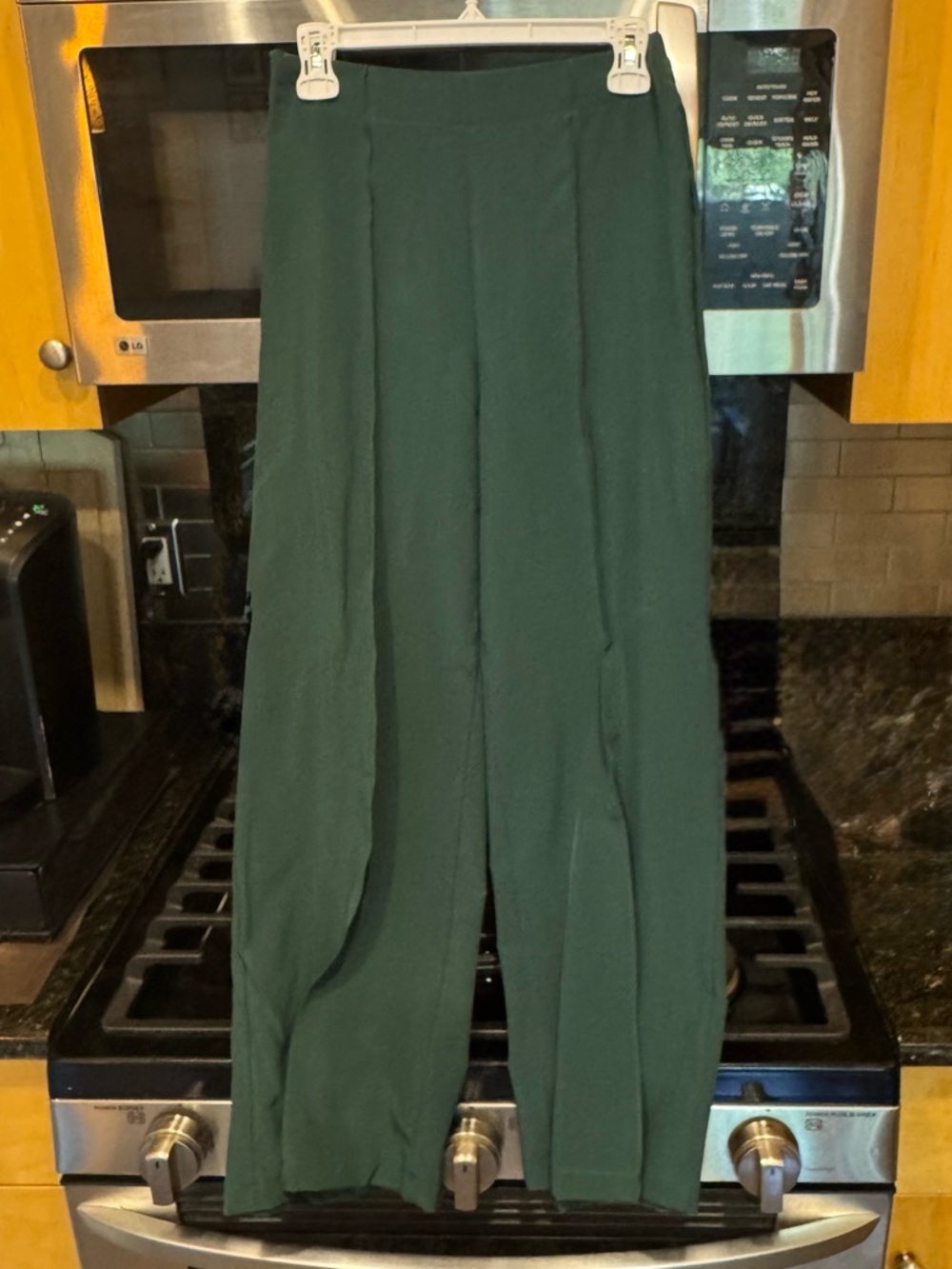Wide Leg Green Pants-NEW!